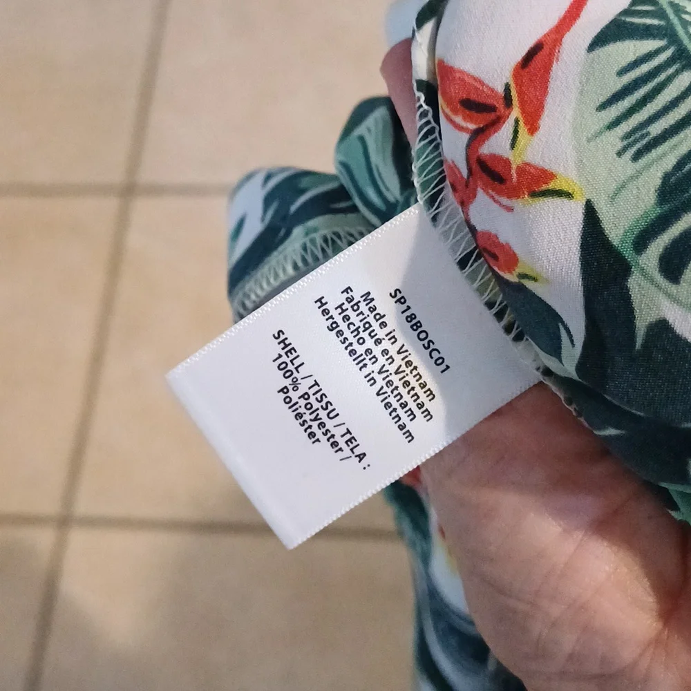🔥🔥🔥Rachel Zoe Palm print duster beach cover up OS - Picture 14 of 14